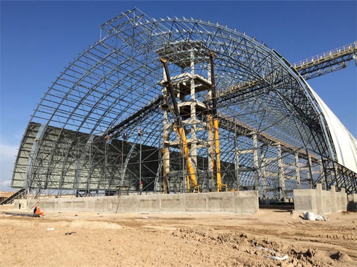 鸡西煤机油桶翘工程网架